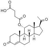11-ALPHA-HYDROXY-4-PREGNENE-3,20-DIONE 11-HEMISUCCINATE CAS#: 41238-98-6