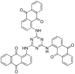 1,1',1''-(1,3,5-triazine-2,4,6-triyltriimino)trisanthraquinone CAS#: 4988-89-0