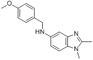 (1,2-DIMETHYL-1 H-BENZOIMIDAZOL-5-YL)-(4-METHOXY-BENZYL)-AMINE CAS#: 328559-09-7