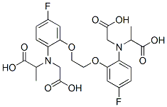 1,2-bis(2-(1-hydroxycarbonyl)ethyl-(hydoxycarbonylmethyl)amino-5-fluorophenoxy)ethane CAS#: 149249-70-7