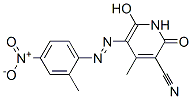 1,2-dihydro-6-hydroxy-4-methyl-5-[(2-methyl-4-nitrophenyl)azo]-2-oxonicotinonitrile CAS#: 42939-86-6