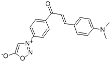 1,2,3-Oxadiazolium, 3-(4-(3-(4-(dimethylamino)phenyl)-1-oxo-2-propenyl )phenyl)-5-hydroxy- CAS#: 152168-00-8