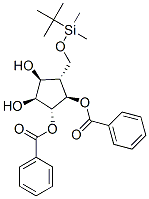 1,2,3,4-Cyclopentanetetrol, 5-(1,1-dimethylethyl)dimethylsilyloxymethyl-, 1,2-dibenzoate, 1R-(1.alpha.,2.beta.,3.alpha.,4.alpha.,5.beta.)- CAS#: 165375-21-3