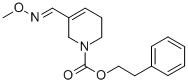 1(2H)-Pyridinecarboxylic acid, 3,6-dihydro-5-((methoxyimino)methyl)-, 2-phenylethyl ester, (E)- CAS#: 145071-38-1