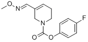 1(2H)-Pyridinecarboxylic acid, 3,6-dihydro-5-((methoxyimino)methyl)-, 4-fluorophenyl ester, (E)- CAS#: 145071-43-8