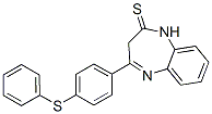 1,3-dihydro-4-[4-(phenylthio)phenyl]-2H-1,5-benzodiazepine-2-thione CAS#: 41054-49-3