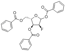 1,3,5-Tri-O-benzoyl-2-deoxy-2-fluoro-alpha-L-arabinofuranose CAS#: 171721-00-9