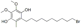 1,4-Benzenediol, 2-(10-bromodecyl)-5,6-dimethoxy-3-methyl- CAS#: 336184-90-8