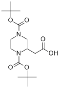 1,4-DI-BOC-2-PIPERAZINEACETIC ACID CAS#: 368442-00-6