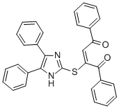 1,4-Diphenyl-2-((4,5-diphenyl-1H-imidazol-2-yl)thio)-2-butene-1,4-dion e CAS#: 145030-91-7