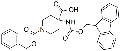 1,4-Piperidinedicarboxylicacid,4-[[(9H-fluoren-9-ylmethoxy)carbonyl]amino]-,1-(phenylmethyl)ester(9CI) CAS#: 368866-10-8