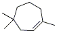 1,4,4-Trimethyl-1-cycloheptene. CAS#: 4755-36-6