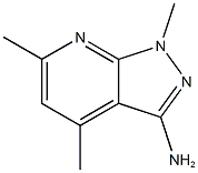 1,4,6-Trimethyl-1H-pyrazolo[3,4-b]pyridin-3-ylamine ,97% CAS#: 42951-66-6