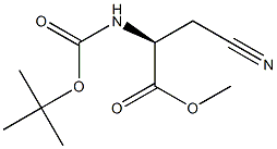 tert-butyl (S)-1-(Methoxycarbonyl)-2-cyanoethylcarbaMate CAS#: 147091-70-1