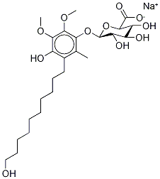 4-Hydroxy-3-(10-hydroxydecyl)-5,6-dimethoxy-2-methylphenyl β-D-Glucuronide Monosodium Salt CAS#: 153010-37-8