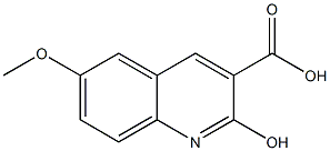 2-HYDROXY-6-METHOXY-QUINOLINE-3-CARBOXYLIC ACID CAS#: 154386-35-3