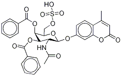 7-[[2-(AcetylaMino)-3,4-di-O-benzoyl-2-deoxy-6-O-sulfo-α-D-glucopyranosyl]oxy]-4-Methyl-2H-1-benzopyran-2-one CAS#: 154639-33-5