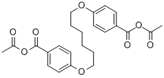1,6-BIS(P-ACETOXYCARBONYLPHENOXY)HEXANE& CAS#: 151078-50-1