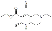 1,6-Naphthyridine-3-carboxylic acid, 4-cyano-6-ethyl-1,2,5,6,7,8-hexahydro-2-thioxo-, ethyl ester CAS#: 382640-58-6
