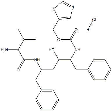 [4-[(2-AMino-3-Methyl-1-oxobutyl)aMino]-2-hydroxy-5-phenyl-1-(phenylMethyl)pentyl]-carbaMic Acid 5-ThiazolylMethyl Ester Monohydrochloride CAS#: 165315-97-9