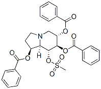 1,6,7,8-Indolizinetetrol, octahydro-, 1,6,7-tribenzoate 8-methanesulfonate, 1S-(1.alpha.,6.beta.,7.alpha.,8.beta.,8a.beta.)- CAS#: 171925-22-7