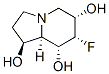 1,6,8-Indolizinetriol, 7-fluorooctahydro-, 1S-(1.alpha.,6.beta.,7.beta.,8.beta.,8a.beta.)- CAS#: 156150-84-4