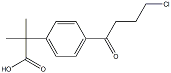4-(4-Chloro-1-oxobutyl)-α,α-dimethylbenzeneacetic acid CAS#: 169280-21-1