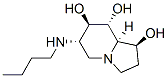 1,7,8-Indolizinetriol, 6-(butylamino)octahydro-, 1S-(1.alpha.,6.beta.,7.alpha.,8.beta.,8a.beta.)- CAS#: 156205-75-3
