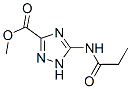1H-1,2,4-Triazole-3-carboxylicacid,5-[(1-oxopropyl)amino]-,methylester(9CI) CAS#: 326186-20-3