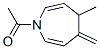 1H-Azepine, 1-acetyl-4,5-dihydro-4-methyl-5-methylene- (9CI) CAS#: 41225-19-8