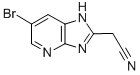 1H-IMIDAZO[4,5-B]PYRIDINE-2-ACETONITRILE, 6-BROMO CAS#: 354147-91-4