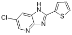 1H-IMIDAZO[4,5-B]PYRIDINE, 6-CHLORO-2-(2-THIENYL)- CAS#: 331416-69-4
