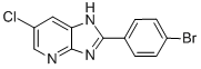 1H-IMIDAZO[4,5-B]PYRIDINE,2-(4-BROMOPHENYL)-6-CHLORO- CAS#: 328113-17-3