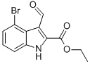 1H-INDOLE-2-CARBOXYLIC ACID,4-BROMO-3-FORMYL-,ETHYL ESTER CAS#: 318292-53-4