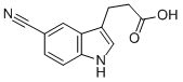 1H-INDOLE-3-PROPANOIC ACID, 5-CYANO- CAS#: 149681-66-3