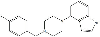 1H-Indole, 4-[4-[(4-Methylphenyl)Methyl]-1-piperazinyl]- CAS#: 334974-36-6