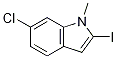 1H-Indole, 6-chloro-2-iodo-1-Methyl- CAS#: 174734-20-4