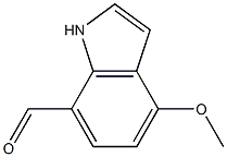 1H-Indole-7-carboxaldehyde,4-methoxy-(9CI) CAS#: 389628-49-3