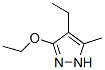 1H-Pyrazole, 3-ethoxy-4-ethyl-5-methyl- CAS#: 161525-14-0