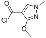 1H-Pyrazole-4-carbonyl chloride, 3-methoxy-1-methyl- (9CI) CAS#: 332070-70-9