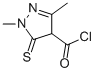 1H-Pyrazole-4-carbonylchloride,4,5-dihydro-1,3-dimethyl-5-thioxo-(9CI) CAS#: 145984-34-5