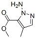 1H-Pyrazole-5-carboxylicacid,1-amino-4-methyl-,methylester(9CI) CAS#: 150017-56-4