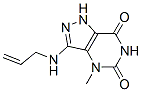 1H-Pyrazolo[4,3-d]pyrimidine-5,7(4H,6H)-dione, 4-methyl-3-(2-propenylamino)- (9CI) CAS#: 371936-76-4
