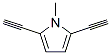 1H-Pyrrole, 2,5-diethynyl-1-methyl- (9CI) CAS#: 350474-27-0