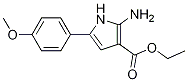 1H-Pyrrole-3-carboxylic acid, 2-aMino-5-(4-Methoxyphenyl)-, ethyl ester CAS#: 173458-92-9