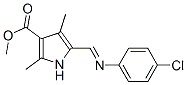 1H-Pyrrole-3-carboxylicacid,5-[[(4-chlorophenyl)imino]methyl]-2,4-dimethyl-,methylester(9CI) CAS#: 370076-07-6