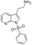 1H-Pyrrolo[2,3-b]pyridine-3-ethanamine, 1-(phenylsulfonyl)- CAS#: 338731-03-6
