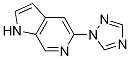 1H-Pyrrolo[2,3-c]pyridine, 5-(1H-1,2,4-triazol-1-yl)- CAS#: 174610-09-4