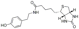1H-Thieno[3,4-d]iMidazole-4-pentanaMide, hexahydro-N-[2-(4-hydroxyphenyl)ethyl]-2-oxo-, (3aS,4S,6aR)- CAS#: 41994-02-9