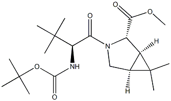 (1R,2S,5S)-Methyl 3-((S)-2-(3-(t-butyl)ureido)-3,3-diMethyl butanoyl)-6,6-diMethyl-3-azabicyclo [3.1.0]hexane-2-carboxylate CAS#: 394735-26-3